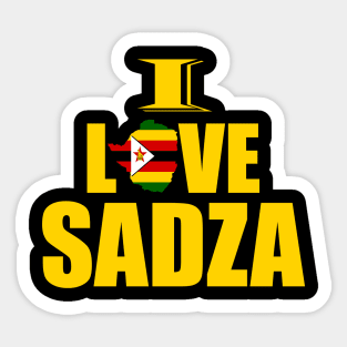 Sadza, Zimbabwe Food, Zimbabwean Sticker